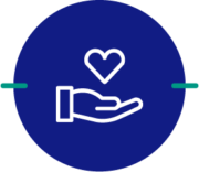 icon that represents a helping hand